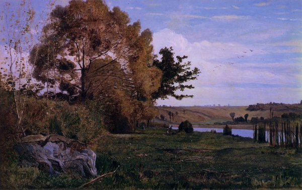 Main Product Photo of Near Cernay Painting by Paul-Camille Guigou