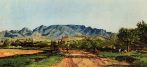 View of Crest by Paul-Camille Guigou Oil Painting