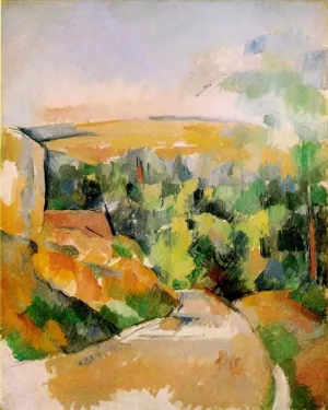 A Bend in the Road painting by Paul Cezanne