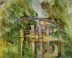 Aqueduct and Lock by Paul Cezanne - Oil Painting Reproduction
