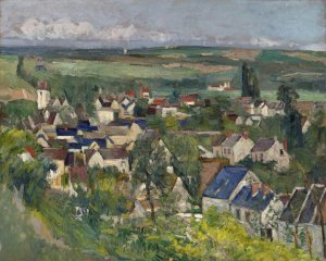 Auvers, Panoramic View by Paul Cezanne Oil Painting