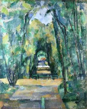 Avenue at Chantilly by Paul Cezanne - Oil Painting Reproduction