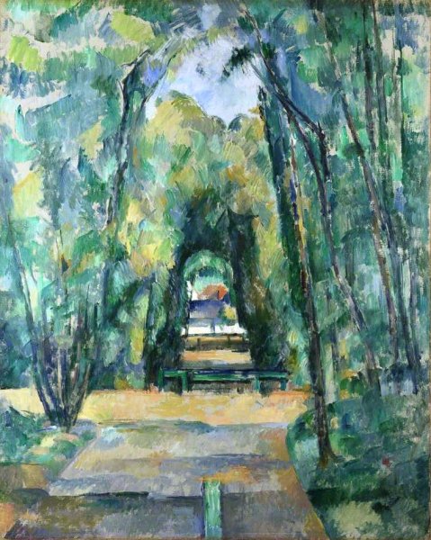 Main Product Photo of Avenue at Chantilly Painting by Paul Cezanne