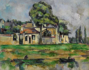 Banks of the Marne by Paul Cezanne Oil Painting