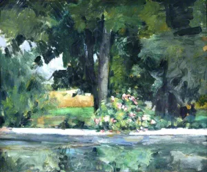 Bassin du Jas de Bouffan painting by Paul Cezanne