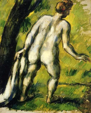 Bather from the Back painting by Paul Cezanne