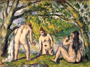 Bathers 6 by Paul Cezanne Oil Painting