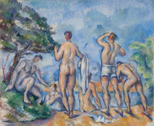 Bathers by Paul Cezanne Oil Painting