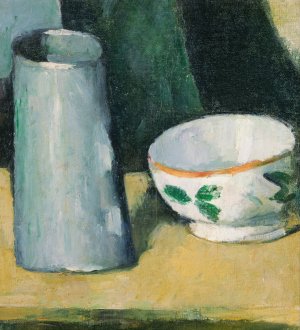 Bowl and Milk-Jug by Paul Cezanne Oil Painting
