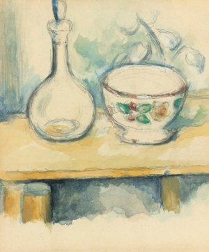 Carafe Et Bol by Paul Cezanne Oil Painting