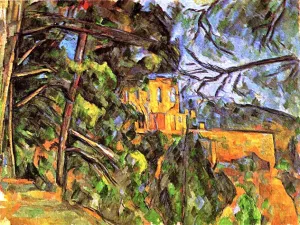 Chateau Noir painting by Paul Cezanne