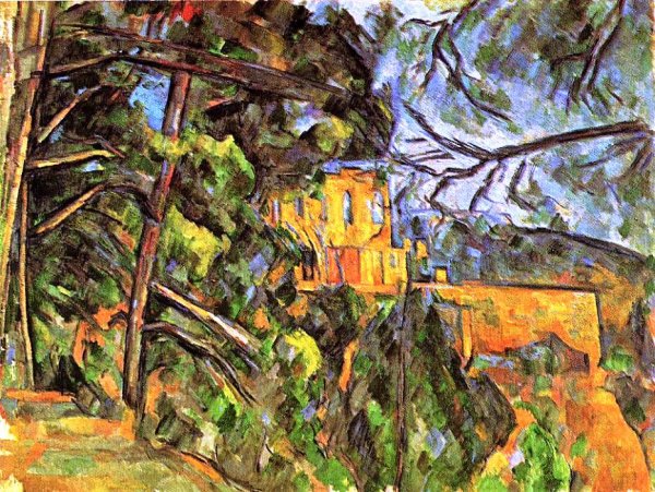 Main Product Photo of Chateau Noir Painting by Paul Cezanne