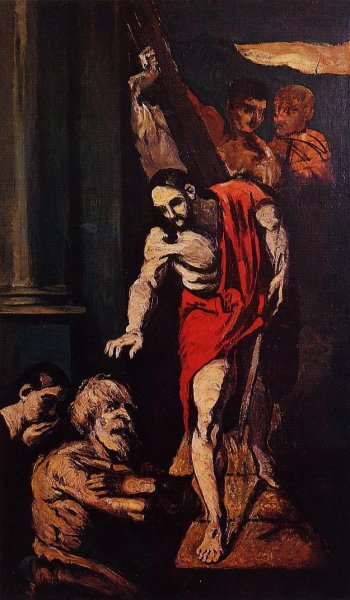 Main Product Photo of Christ in Limbo Painting by Paul Cezanne
