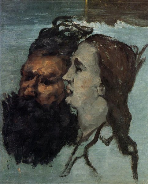 Main Product Photo of Constrats Painting by Paul Cezanne