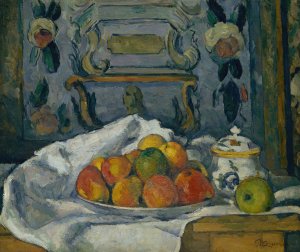 Dish of Apples by Paul Cezanne Oil Painting