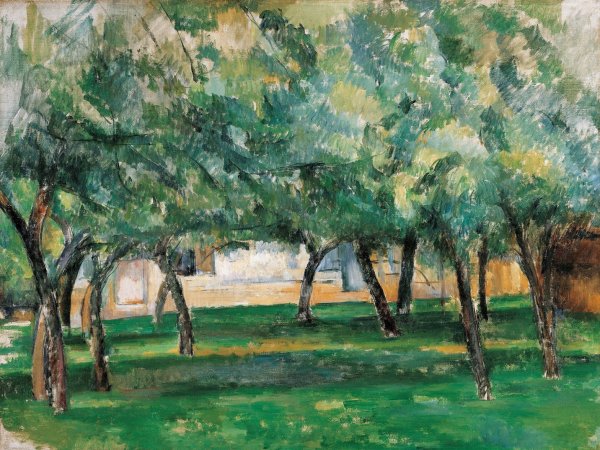 Farm in Normandy, c. 1885-86 by Paul Cezanne - Hand-Painted Oil Painting Reproduction