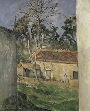 Farmyard by Paul Cezanne Oil Painting