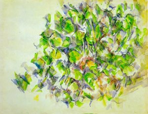 Foliage Oil painting by Paul Cezanne