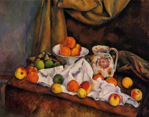 Fruit Bowl, Pitcher and Fruit