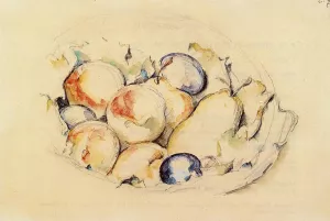 Fruits by Paul Cezanne - Oil Painting Reproduction