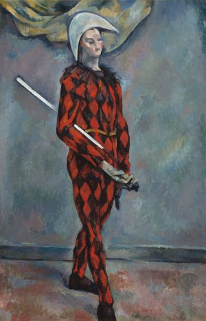 Harlequin by Paul Cezanne Oil Painting