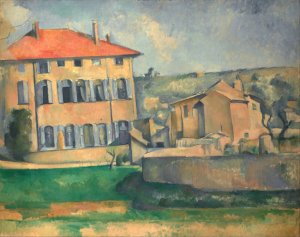 House in Aix by Paul Cezanne Oil Painting