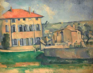 House in Aix by Paul Cezanne Oil Painting
