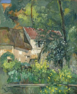 House of Pere Lacroix by Paul Cezanne Oil Painting