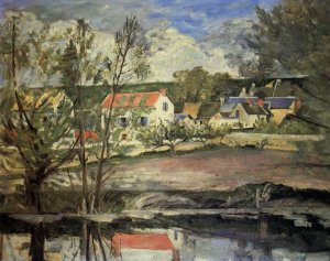 In the Valley of the Oise by Paul Cezanne Oil Painting