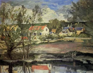 In the Valley of the Oise by Paul Cezanne Oil Painting