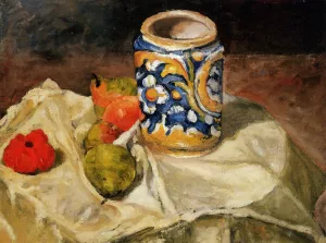 Italian Earthenware painting by Paul Cezanne