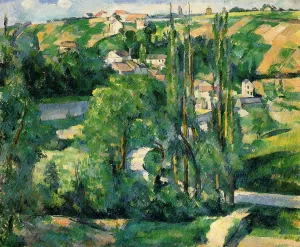 La Cote du Galet, at Pontoise by Paul Cezanne - Oil Painting Reproduction