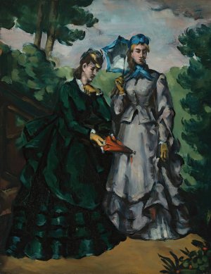 La Promenade by Paul Cezanne Oil Painting