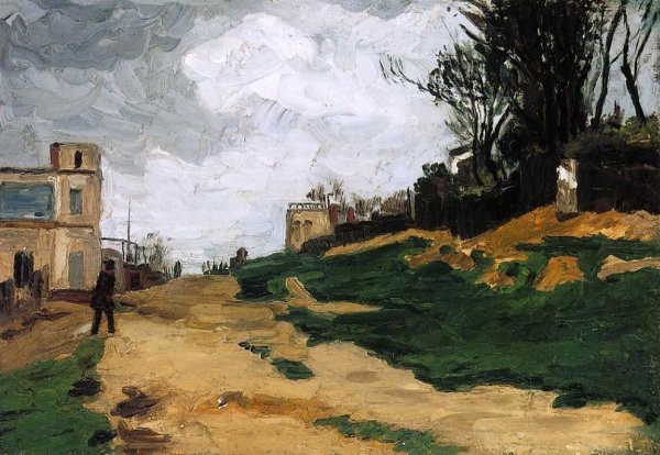 Landscape by Paul Cezanne - Hand-Painted Oil Painting Reproduction