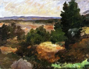 Landscape 2 by Paul Cezanne - Oil Painting Reproduction