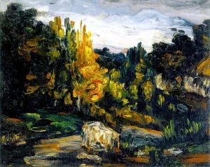 Landscape 2 painting by Paul Cezanne