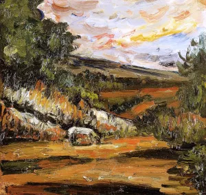 Landscape 3 painting by Paul Cezanne