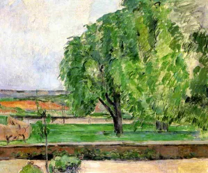 Landscape at the Jas de Bouffin by Paul Cezanne - Oil Painting Reproduction