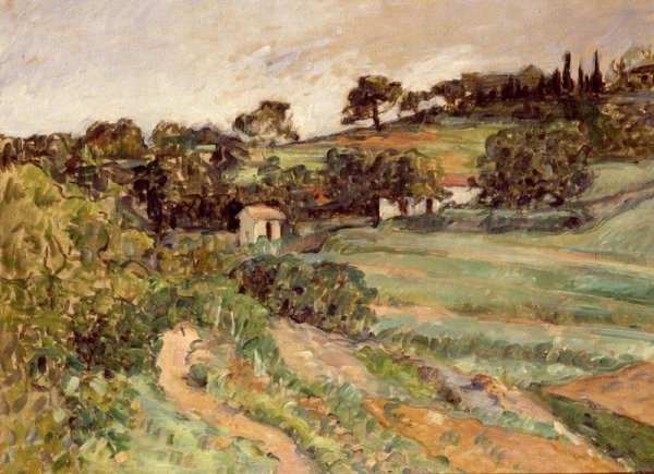 Main Product Photo of Landscape in Provence Painting by Paul Cezanne