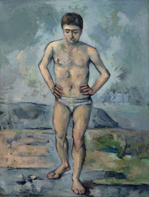 Le Grand Baigneur by Paul Cezanne Oil Painting