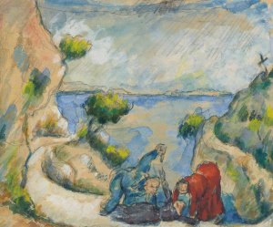 Le Meurtre Dans La Ravine by Paul Cezanne Oil Painting