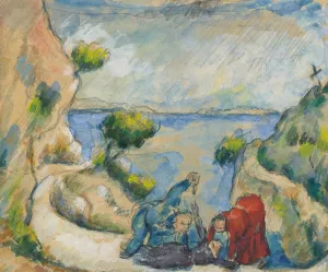 Le Meurtre Dans La Ravine by Paul Cezanne Oil Painting