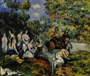Legendery Scene by Paul Cezanne Oil Painting