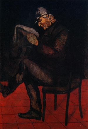 Louis-Auguste Cezanne, Father of the Artist by Paul Cezanne Oil Painting