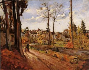 Louveciennes by Paul Cezanne Oil Painting