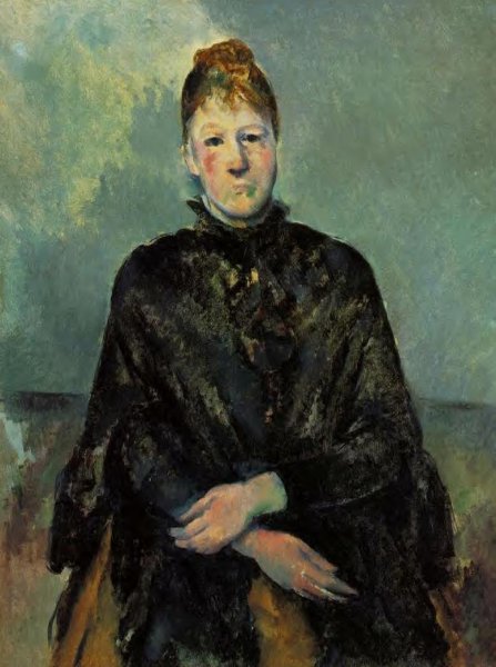 Madame Cezanne by Paul Cezanne - Hand-Painted Oil Painting Reproduction