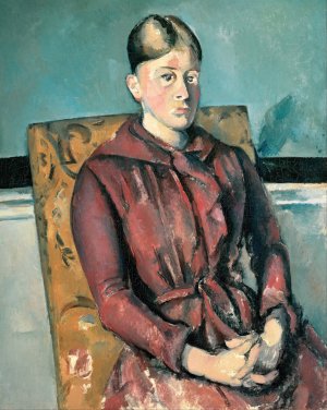 Madame Cezanne In A Yellow Armchair by Paul Cezanne Oil Painting