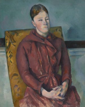 Madame Cezanne in a Yellow Chair by Paul Cezanne Oil Painting