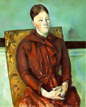 Madame Cezanne in a Yellow Chair by Paul Cezanne Oil Painting