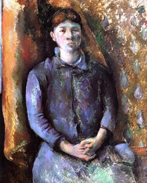 Madame Cezanne by Paul Cezanne Oil Painting
